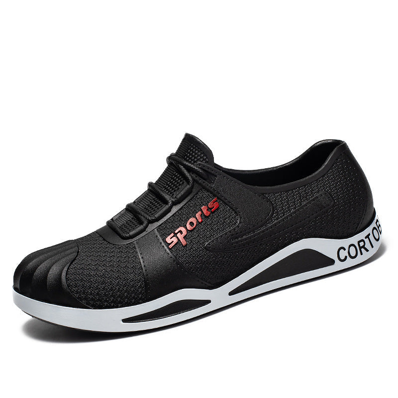 Men's Breathable Slip-On Casual Sneakers with Reinforced Toe Protection Mune Fashion
