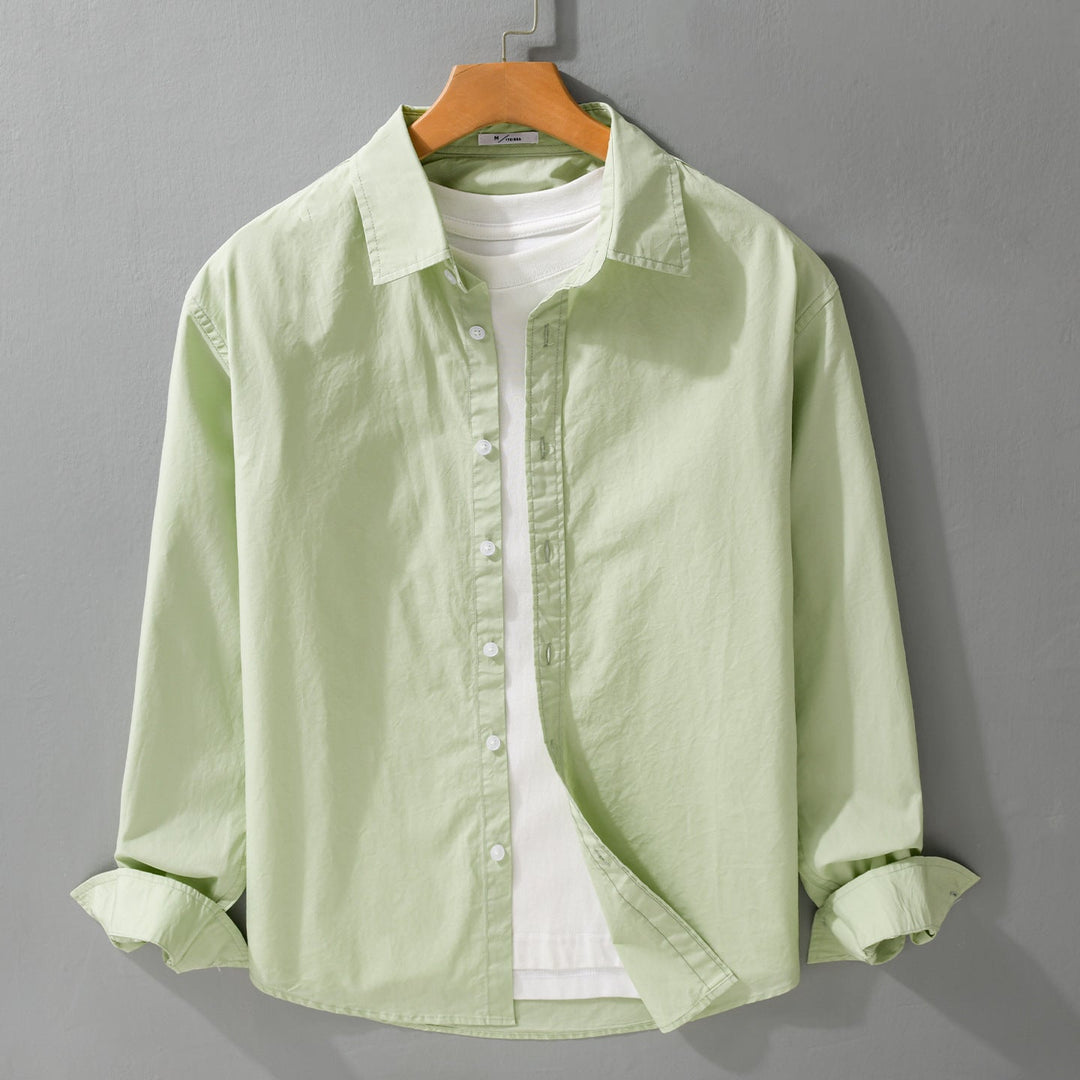 Men's Casual Layering Shirt with Integrated T-Shirt Insert Mune Fashion