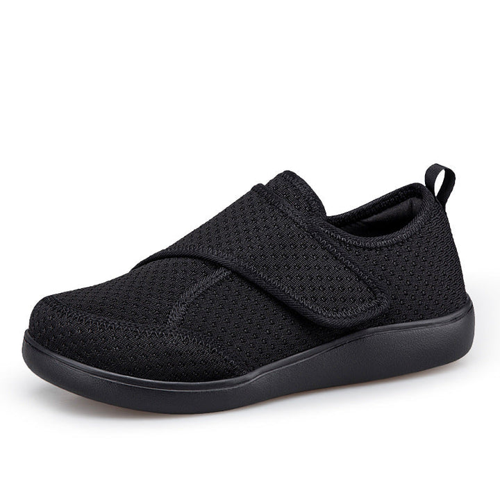 Men's orthopedic slipper with adjustable Velcro, breathable mesh and shock-absorbing foam sole Mune Fashion