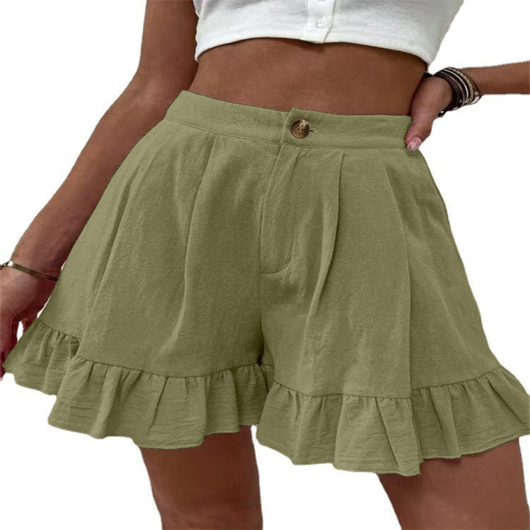 Elegant Ruffled Shorts for Women