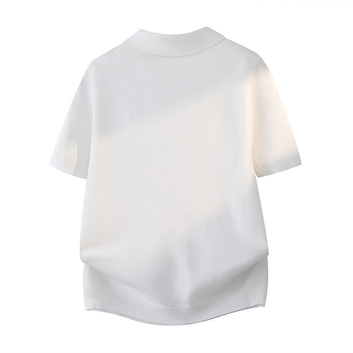 Women's Stylish Short Sleeve Polo Shirt Mune Fashion