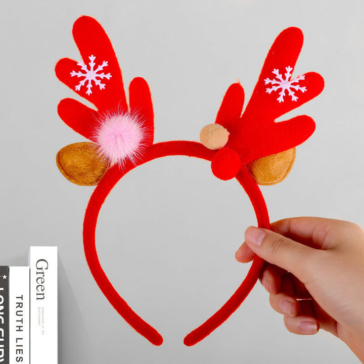 Festive Reindeer Antler Headband