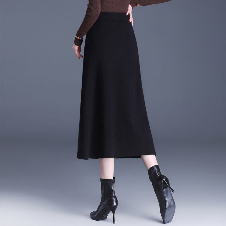 Women's Elegant Maxi Skirt with Practical Pockets and Button Details Mune Fashion