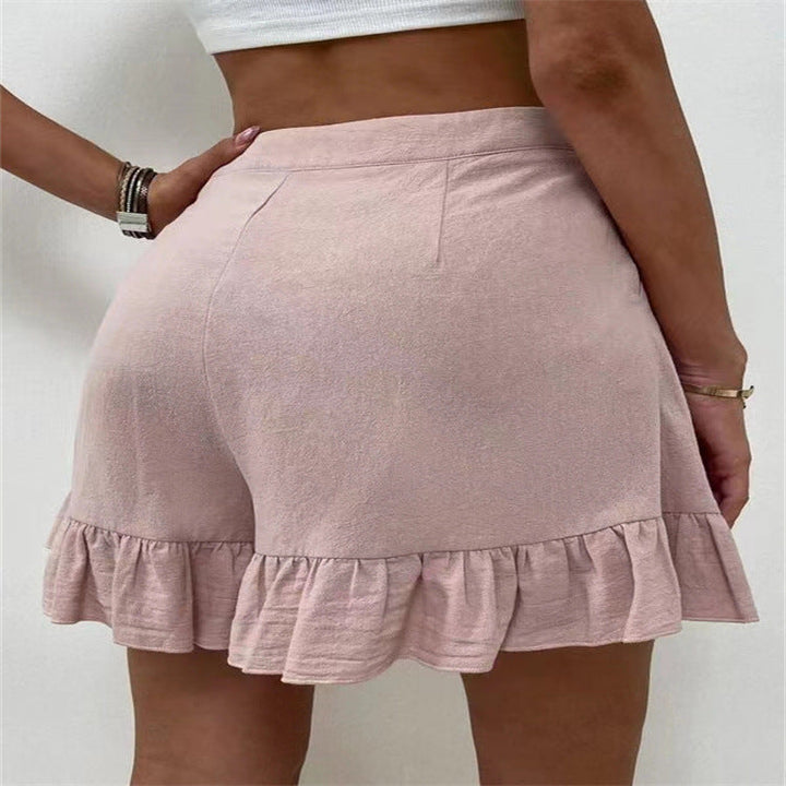 Elegant Ruffled Shorts for Women