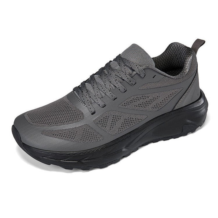 Men's cushioned running sneakers with shock-absorbing midsole and structured rubber outsole Mune Fashion
