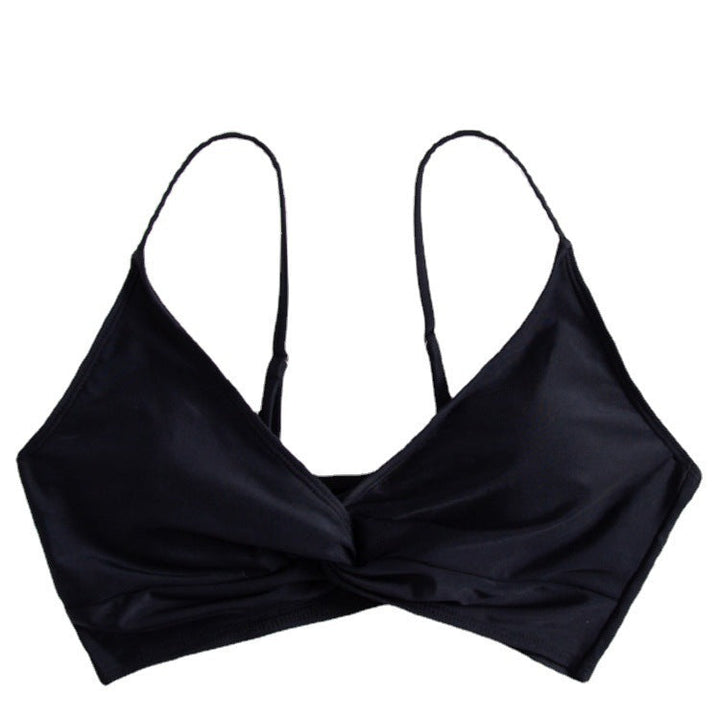 Women's Push-Up Bikini Top with Playful Wrap Detail Mune Fashion