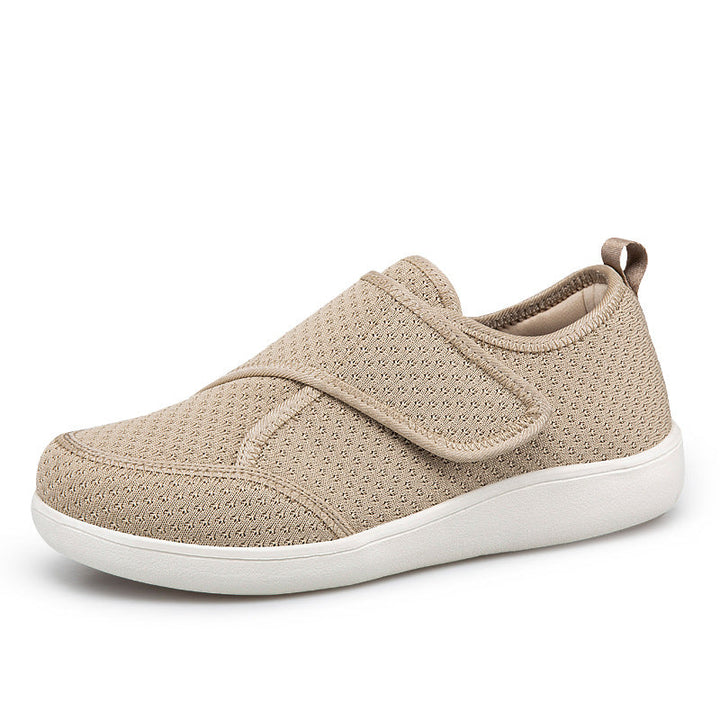 Men's orthopedic slipper with adjustable Velcro, breathable mesh and shock-absorbing foam sole Mune Fashion