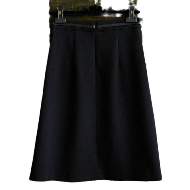 Women's midi skirt with swinging design and waist belt Mune Fashion
