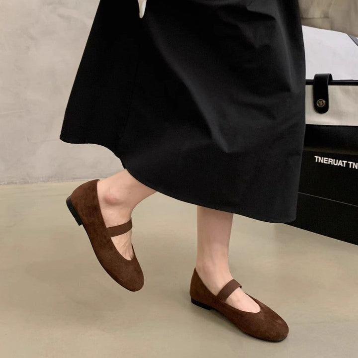 Women's Elegant Ballet Flats with Straps
