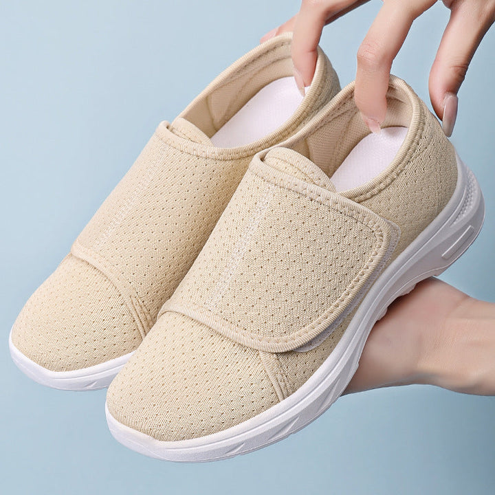 Women's Comfortable and Breathable Sport Slippers with Flexible Velcro