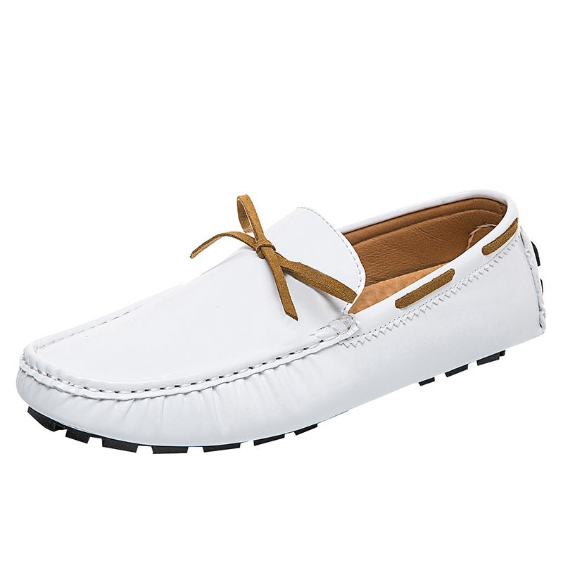 Men's suede moccasins with soft plush lining, decorative tassel, and textured rubber outsole Mune Fashion