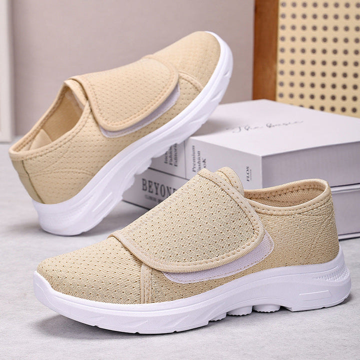 Women's Comfortable and Breathable Sport Slippers with Flexible Velcro