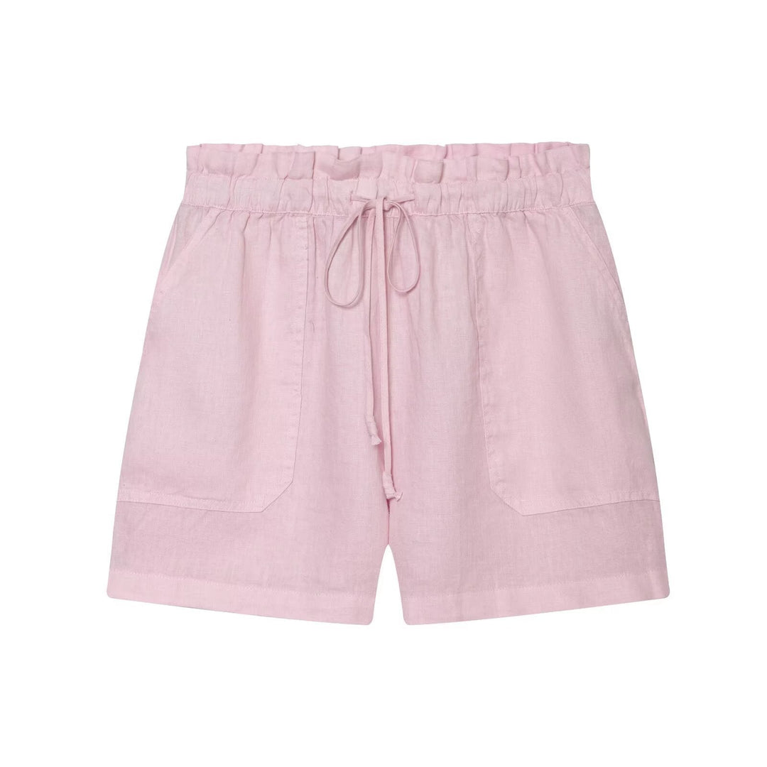Comfortable Casual Shorts with Elastic Waist and Side Pockets