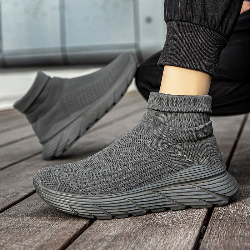 Women's High-Performance Running Shoes with Breathable Knit Upper
