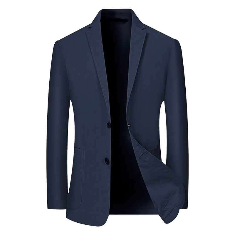 Men's travel blazer made of stretch material unstructured with patch pockets Mune Fashion