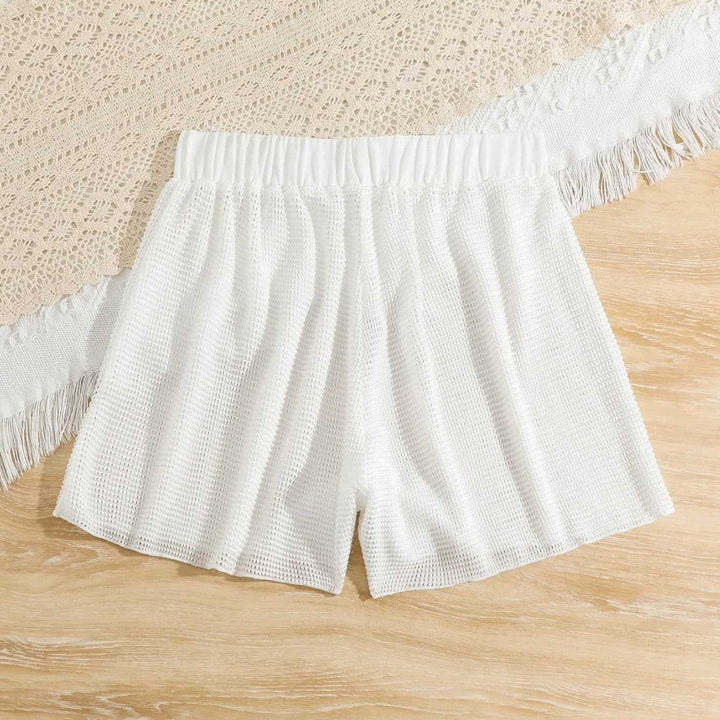 Women's Airy Beach Shorts in Modern Mesh Design