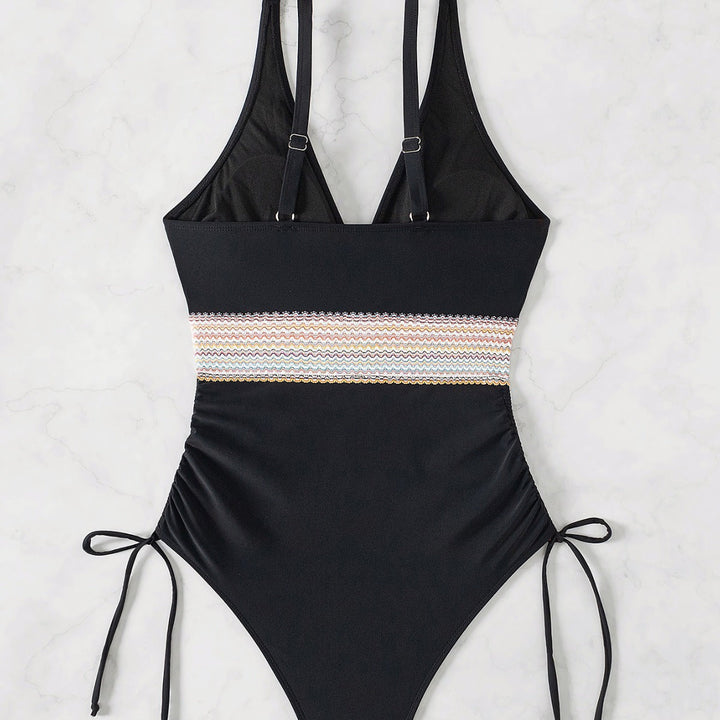 Women Elegant One-Piece with Ruffles Mune Fashion