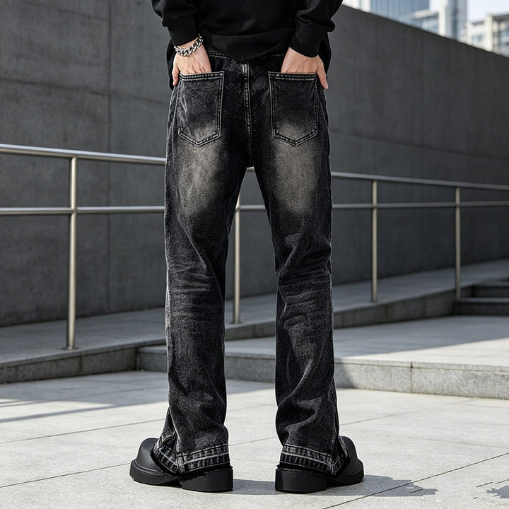 Men's Casual Straight Leg Jeans Mune Fashion