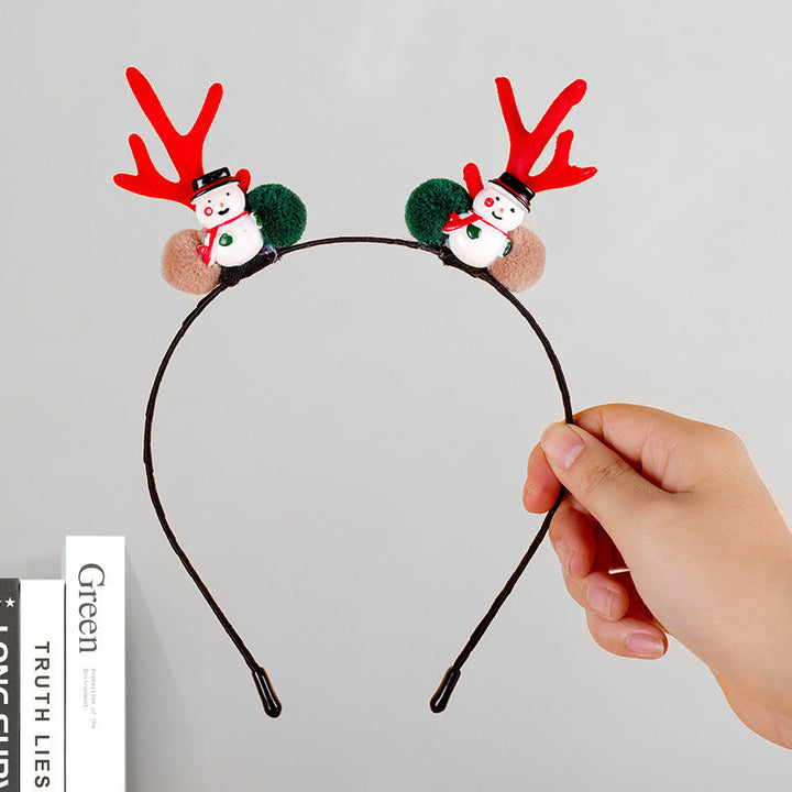 Festive Reindeer Antler Headband