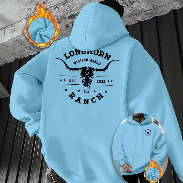 Men's Comfortable Hoodie with Distinctive Print Mune Fashion
