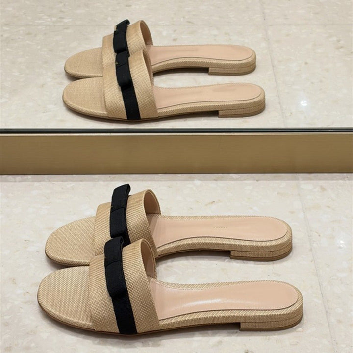 Women's Comfortable and Fashionable Slip-Ons with Wide Strap