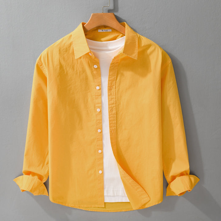 Men's Casual Layering Shirt with Integrated T-Shirt Insert Mune Fashion