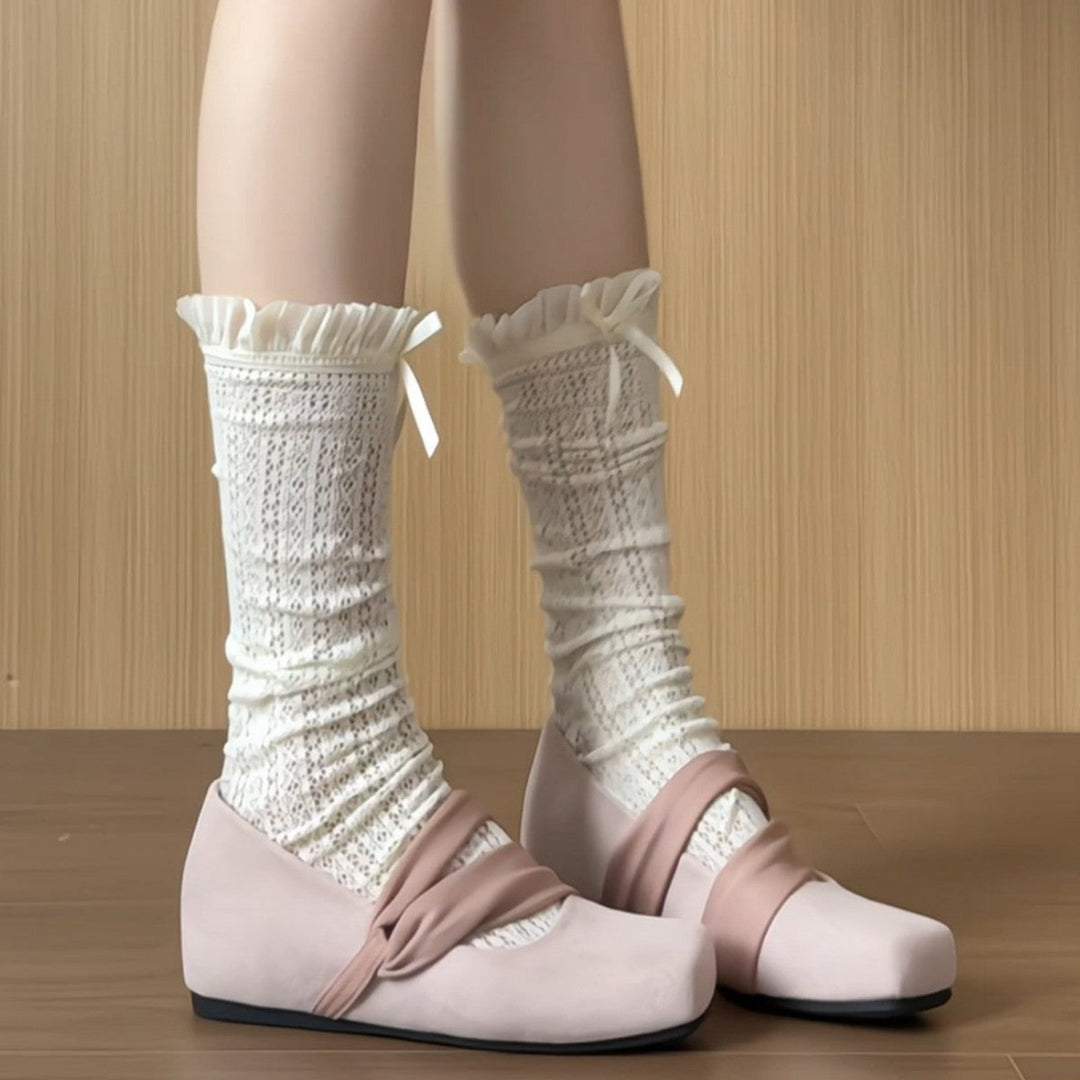 Women's Elegant Ballet Flats with Strappy Design