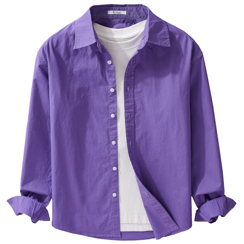 Men's Casual Layering Shirt with Integrated T-Shirt Insert Mune Fashion