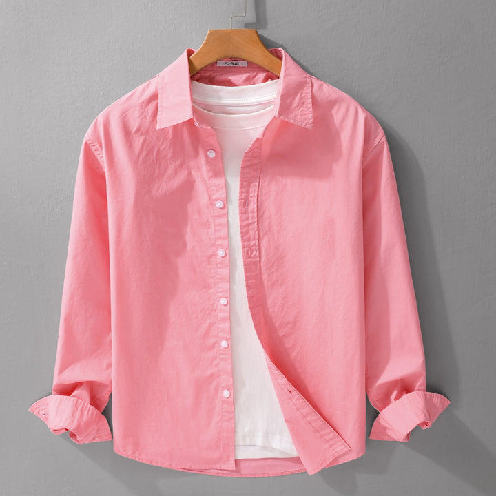 Men's Casual Layering Shirt with Integrated T-Shirt Insert Mune Fashion