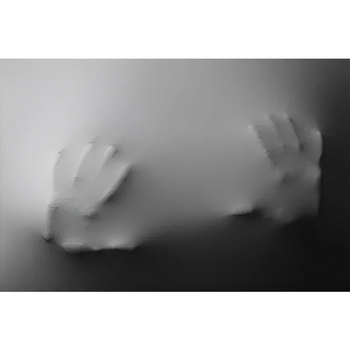 Modern Art Abstract Ghostly Figures In The Wall Canvas Prints Black White Wall Art Posters Pictures For Living Room Bedroom Art Decor