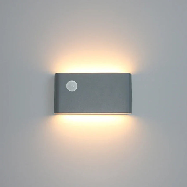 Modern LED Outdoor Motion Sensor Waterproof Wall Lamp - Ideal for Garden, Courtyard, and Corridor Lighting