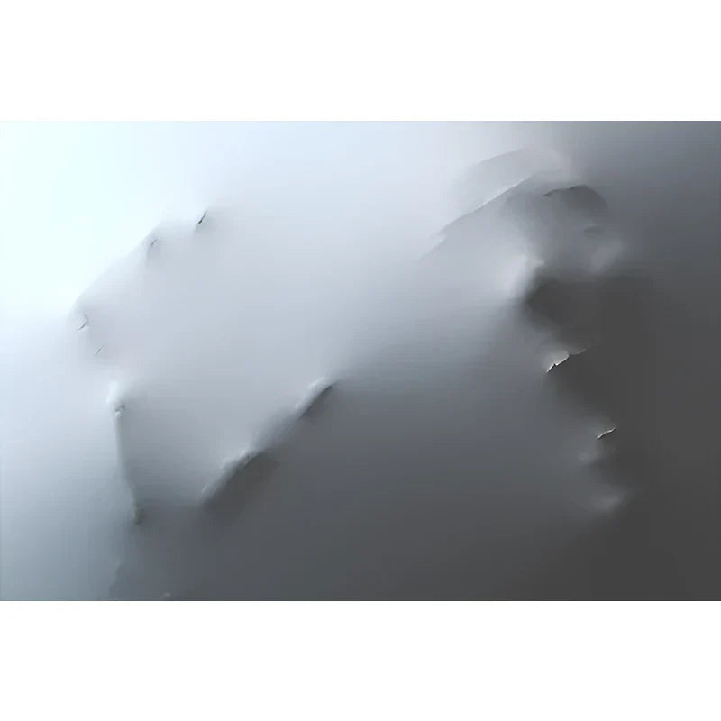 Modern Art Abstract Ghostly Figures In The Wall Canvas Prints Black White Wall Art Posters Pictures For Living Room Bedroom Art Decor