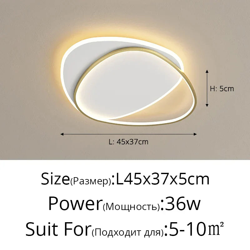 Modern LED Chandelier – Dimmable Indoor Lighting for Bedroom, Living Room, Study, and Home Decoration, 110V/220V