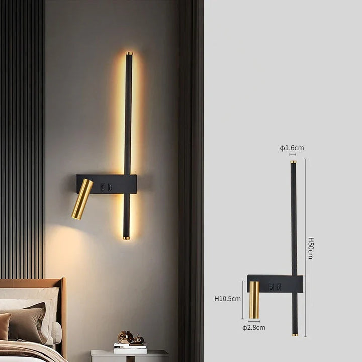 Modern LED Wall Lamp - Nordic Style for Creative Home Decor