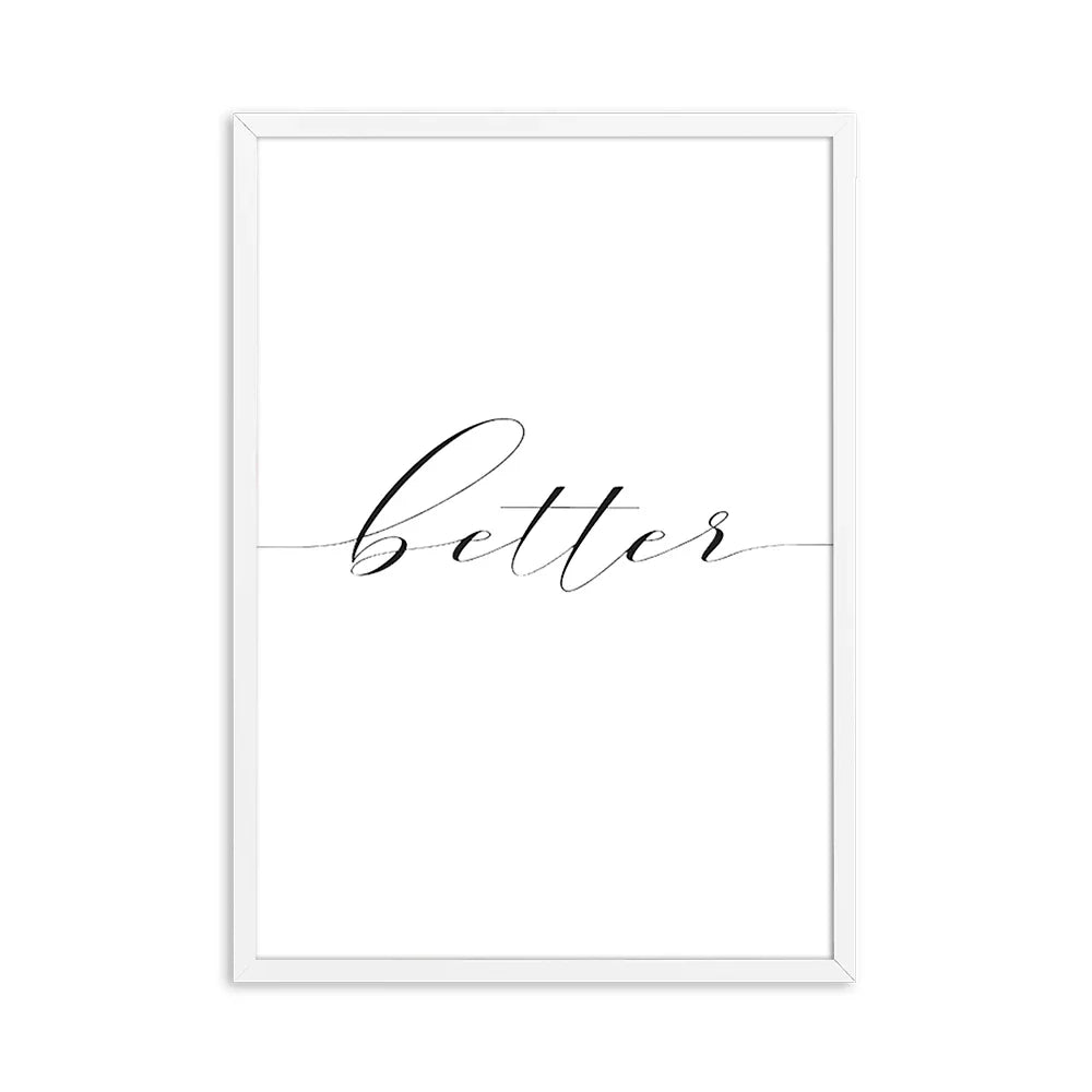 Lovers Quote Wall Art Black White Minimalist Typographic Posters Fine Art Canvas Prints Picture For Bedroom Living Room Art Decor