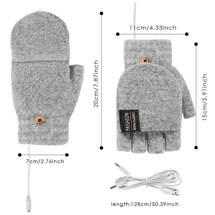 BowLift | USB rechargeable warm wave heated gloves