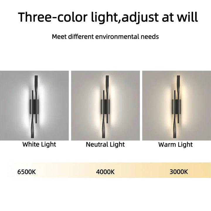 Modern LED Long Strip Wall Lamp – Luxury Creative Bedside & Living Room Light, Simple Nordic Design for Bedroom, TV Wall, and Interior Decoration