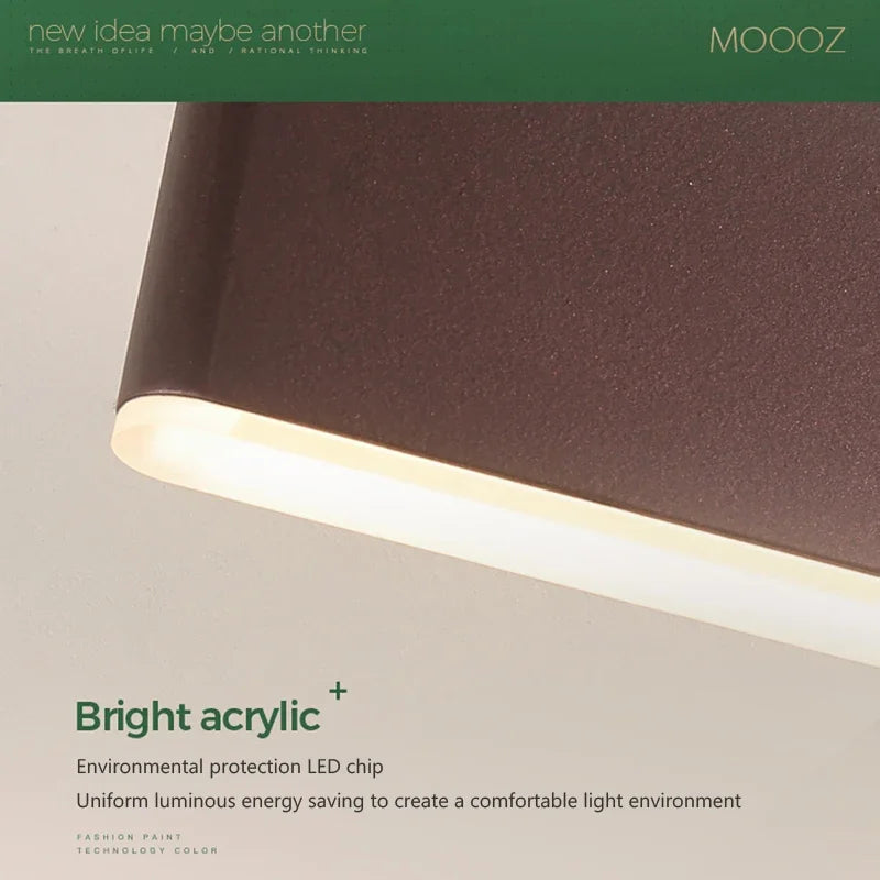 Modern LED Wall Lamp – Rotatable Aluminum Wall Light for Living Room, Bedroom, Dining Room, and Home Decor – Up & Down Indoor Wall Sconce