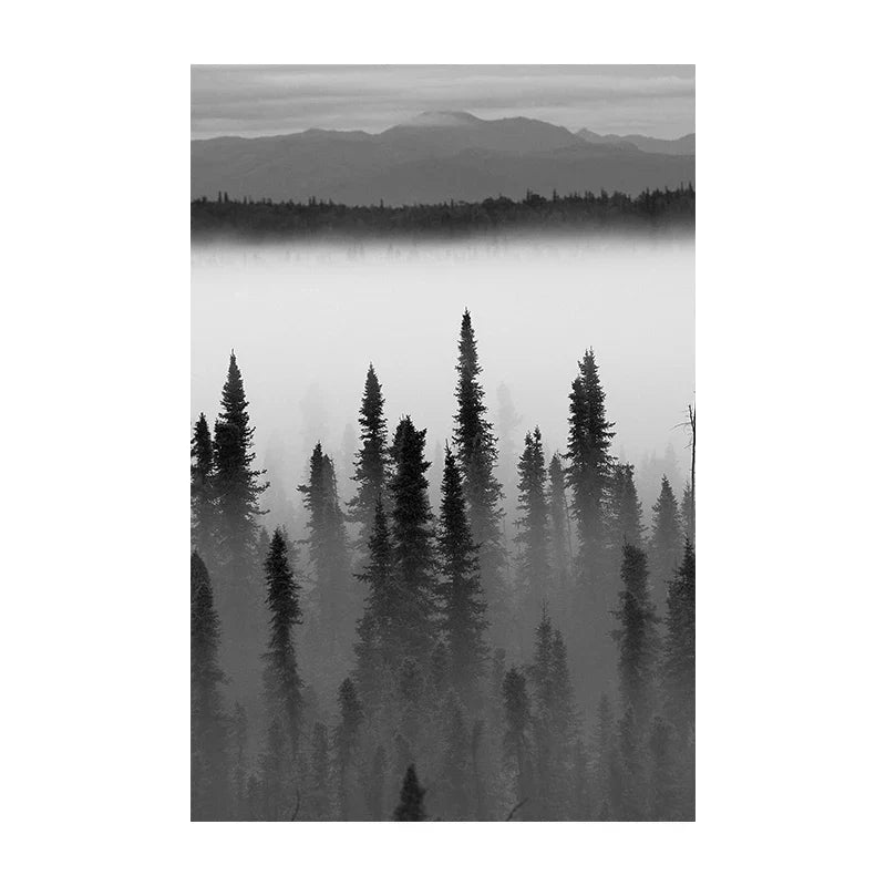 Northern Wilderness Eagle Deer Landscape Wall Art Fine Art Canvas Prints Pictures For Living Room Dining Room Nordic Home Decor