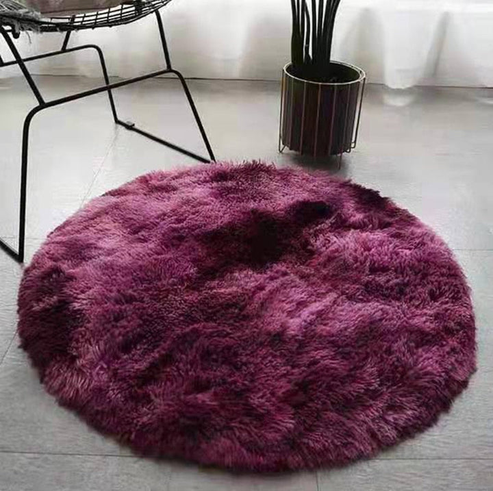 Fluffy Round Rug