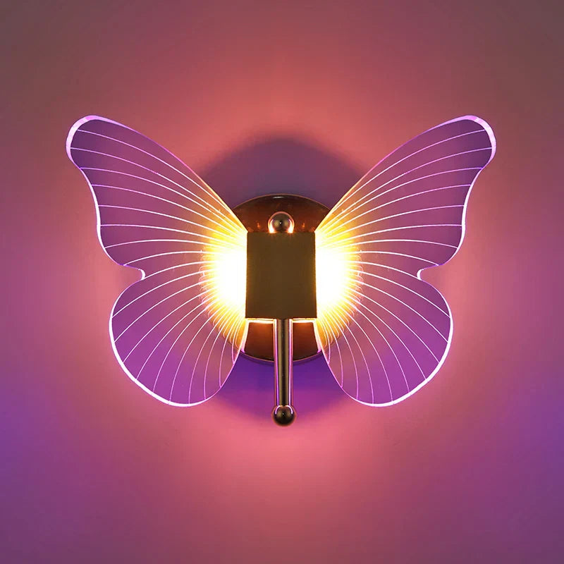 Butterfly LED Wall Lamp: Add Colorful Elegance to Your Space