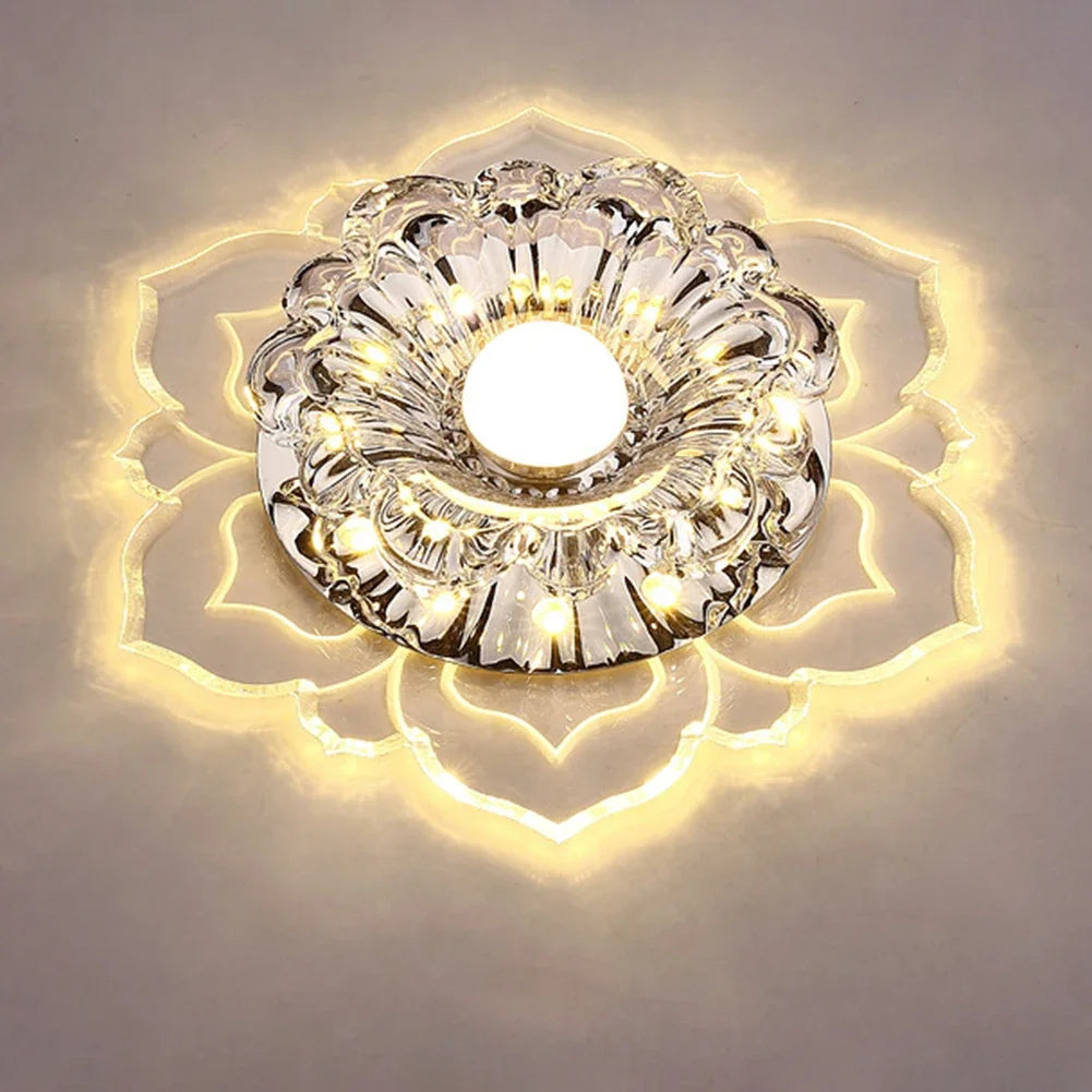 Modern LED Ceiling Light Crystal Ceiling Lamp - Bedroom Chandelier Indoor Lighting for Living Room Home Decoration LED Chandelier