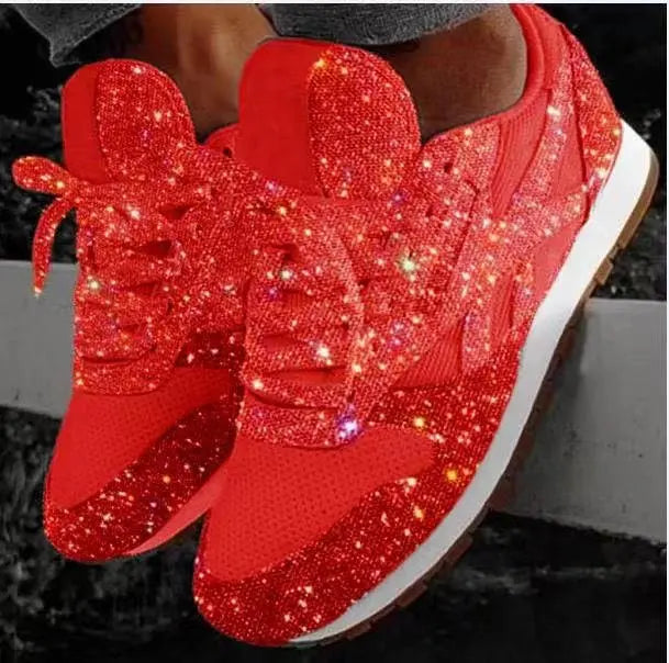 Mune | Shiny Casual Shoes With Sequins