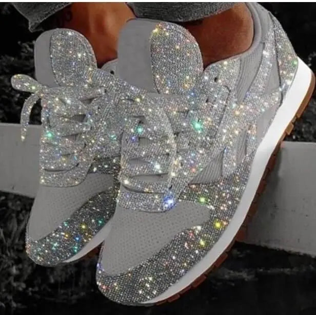 Mune | Shiny Casual Shoes With Sequins