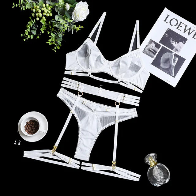 3-Piece French Lingerie Set