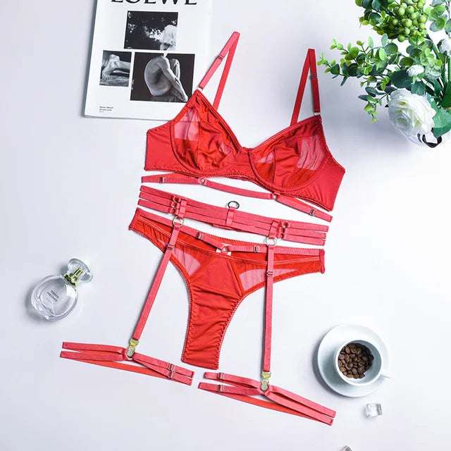 3-Piece French Lingerie Set