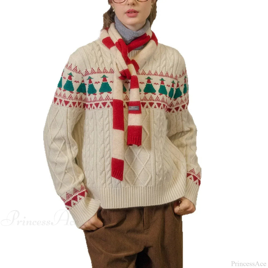 Mune | Christmas Tree Vintage Fair Isle Sweater