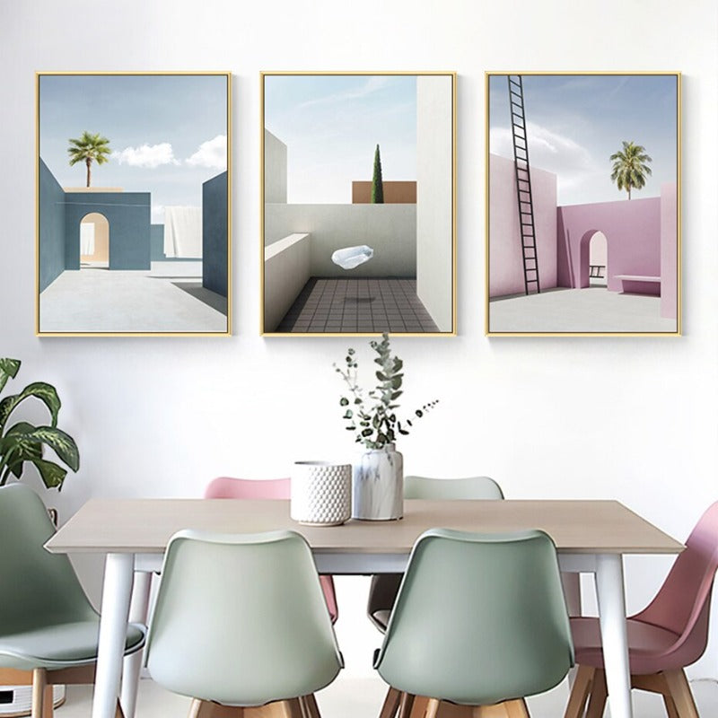 Still Life Modern Building  - Canvas Wall Art Print