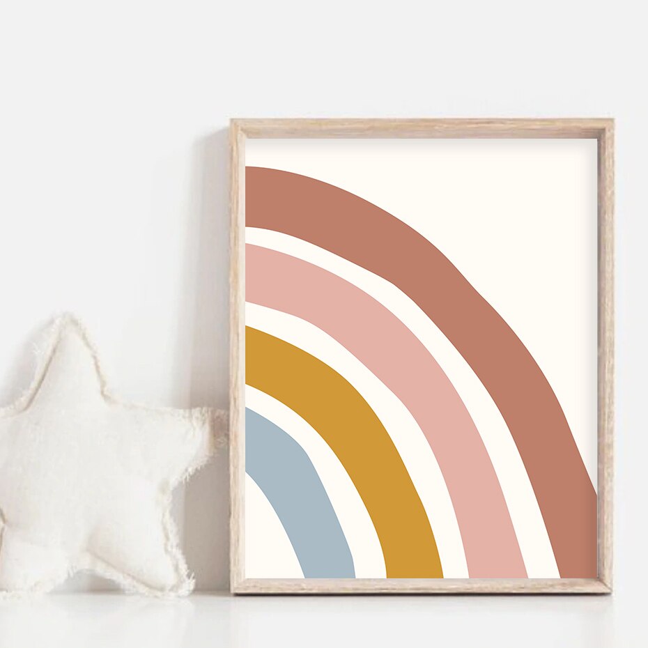 Let's Chase Rainbows Kids - Canvas Wall Art Print