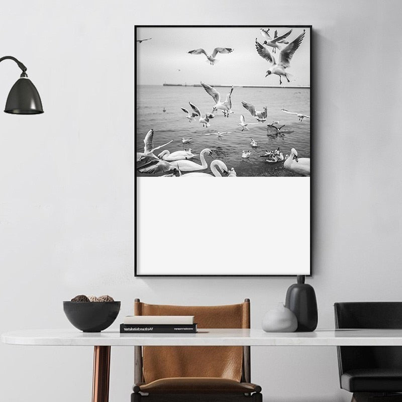 Vintage European Matisse Line Figure - Canvas Wall Art Print